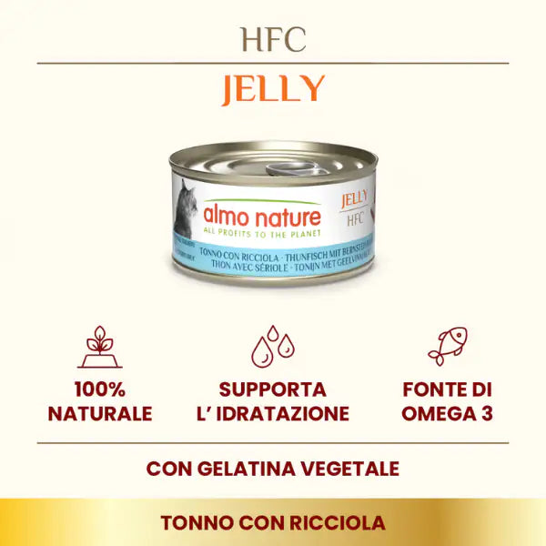 Almo Nature HFC Jelly Gluten free Cat 70 gr   Bauzaar.it