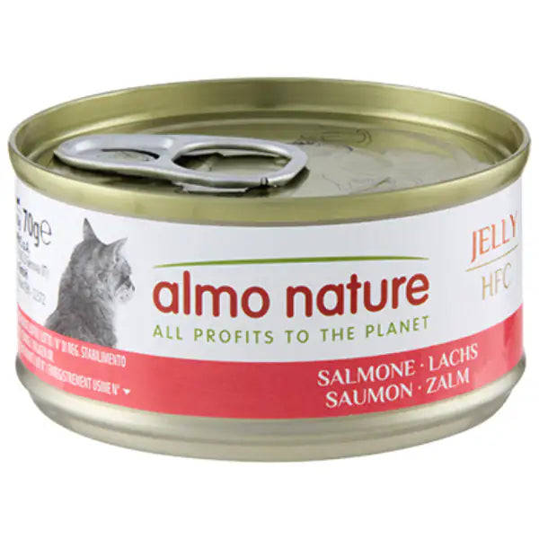 Almo Nature HFC Jelly Gluten free Cat 70 gr  Salmone Bauzaar.it
