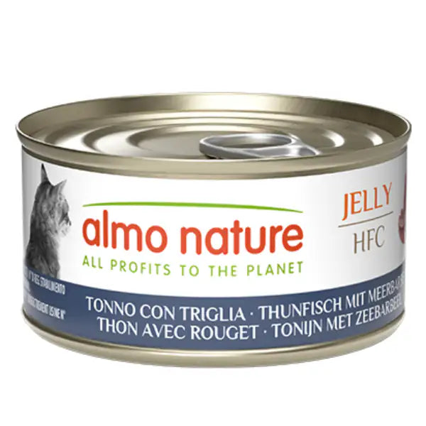 Almo Nature HFC Jelly Gluten free Cat 70 gr  Tonno con Ricciola Bauzaar.it