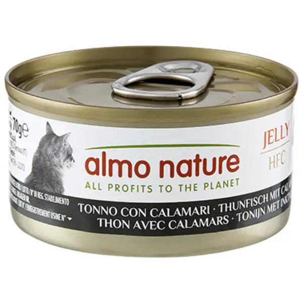 Almo Nature HFC Jelly Gluten free Cat 70 gr  Tonno con calamari Bauzaar.it
