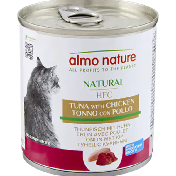 Almo Nature HFC Natural in brodo di cottura 280 gr  Tonno e pollo bauzaarit.myshopify.com