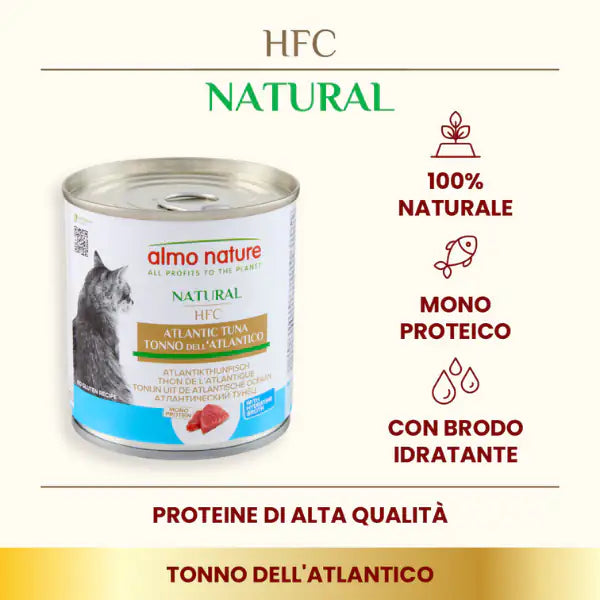 Almo Nature HFC Natural in brodo di cottura 280 gr   bauzaarit.myshopify.com
