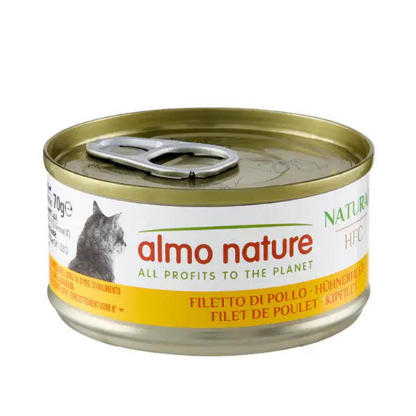 Almo Nature HFC Natural monoproteico Cat 70 gr  Filetto di pollo bauzaarit.myshopify.com