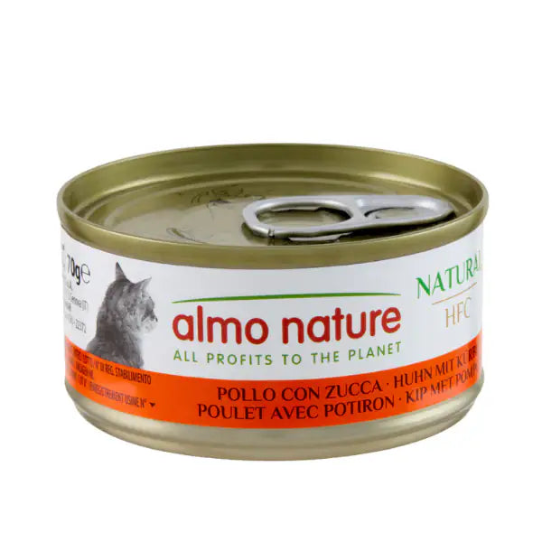 Almo Nature HFC Natural monoproteico Cat 70 gr  Pollo con zucca bauzaarit.myshopify.com