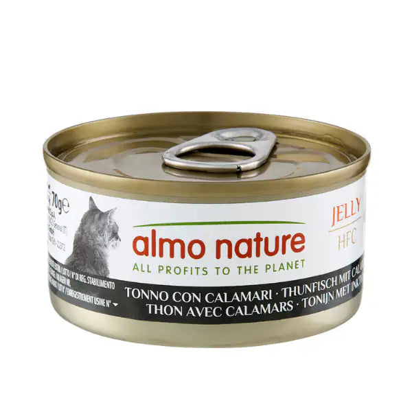 Almo Nature HFC Natural monoproteico Cat 70 gr  Tonno con calamari bauzaarit.myshopify.com