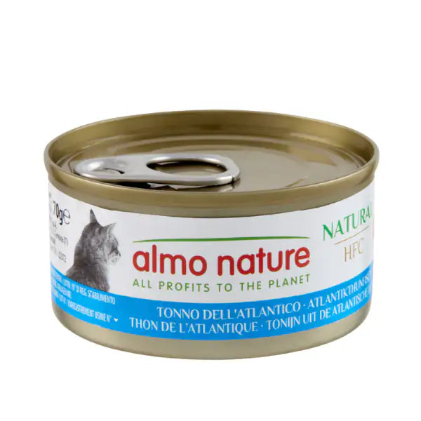 Almo Nature HFC Natural monoproteico Cat 70 gr  Tonno dell'atlantico bauzaarit.myshopify.com
