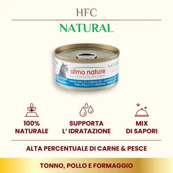 Almo Nature HFC Natural monoproteico Cat 70 gr   bauzaarit.myshopify.com