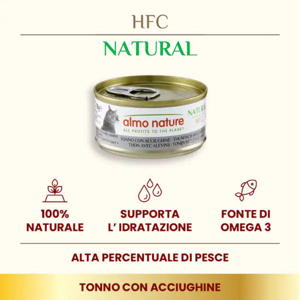 Almo Nature HFC Natural monoproteico Cat 70 gr   bauzaarit.myshopify.com