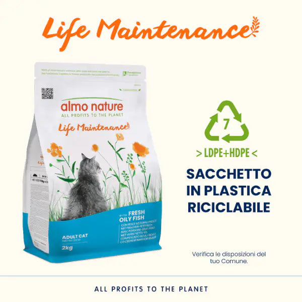 Almo Nature Life Maintenance Adult con Pesce azzurro   bauzaarit.myshopify.com