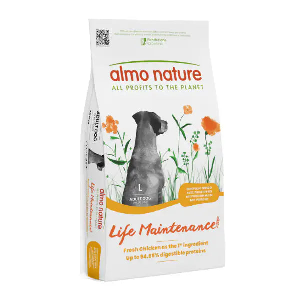 Almo Nature Life Maintenance Large Adult con Pollo  12 kg bauzaarit.myshopify.com