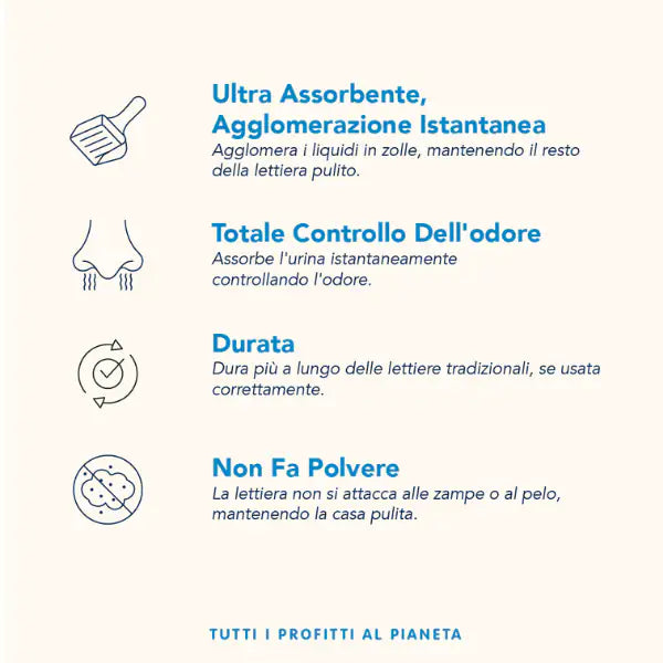 Almo Nature Natural Cat Litter Grain Texture lettiera vegetale   bauzaarit.myshopify.com