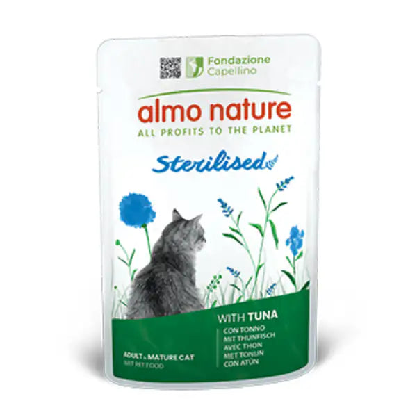 Almo Nature umido funzionale Sterilised Cat 70 gr  Tonno Bauzaar.it