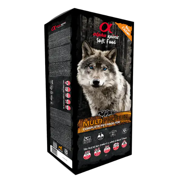 Alpha Spirit Adult alimento Semi-Umido Grain Free 9 kg  Multiproteico  (pesce - carne bianca) bauzaarit.myshopify.com
