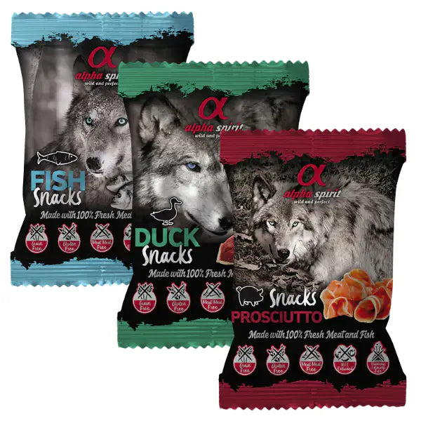 Alpha Spirit snack per cani Grain Free 50 gr   bauzaarit.myshopify.com