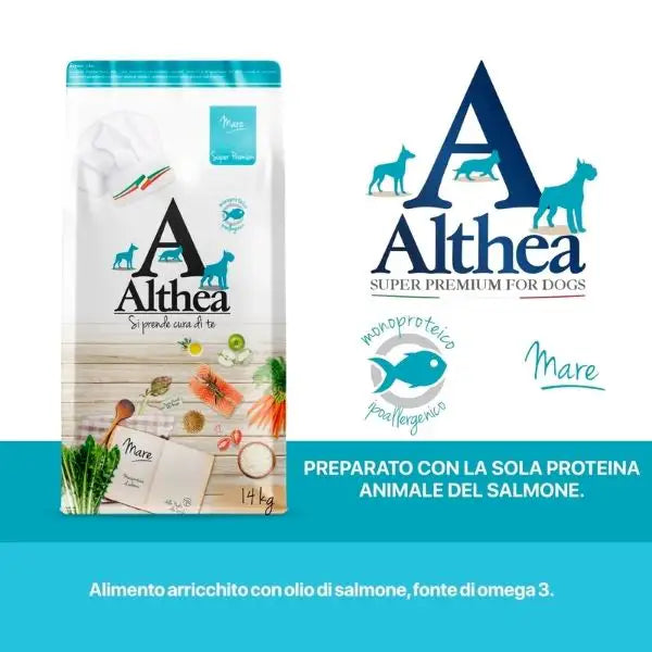Althea Superpremium Monoproteico Dog Adult Medium/Maxi Mare al Salmone   Bauzaar.it