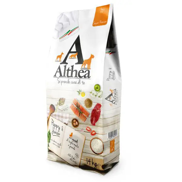 Althea Superpremium Puppy & Junior Medium/Maxi  14 kg bauzaarit.myshopify.com