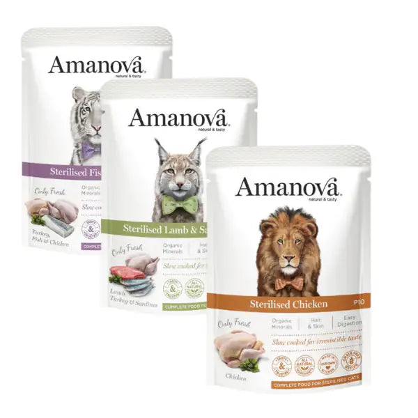 Amanova Cat Umido Sterilised Grain Free 85 gr   bauzaarit.myshopify.com