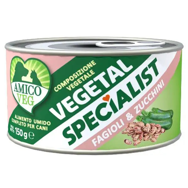 Amico Veg Specialist umido vegetale 150 gr  Fagioli e zucchine bauzaarit.myshopify.com