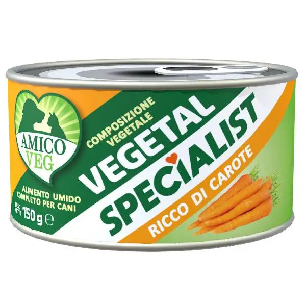 Amico Veg Specialist umido vegetale 150 gr  Ricco di carote bauzaarit.myshopify.com