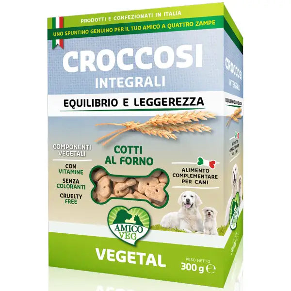 Amico Veg snack vegetali Croccosi 300 gr  Integrali bauzaarit.myshopify.com