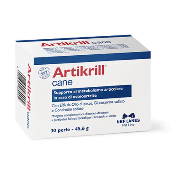 Artrikrill Cane supporto metabolismo articolare NBF Lanes  Confezione da 30 compresse bauzaarit.myshopify.com