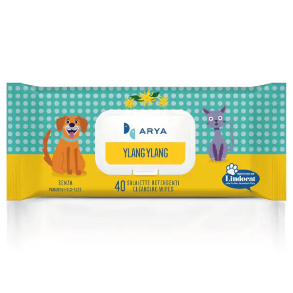 Arya salviette igieniche umidificate detergenti Multiuso  40 salviette Ylang Ylang Bauzaar.it