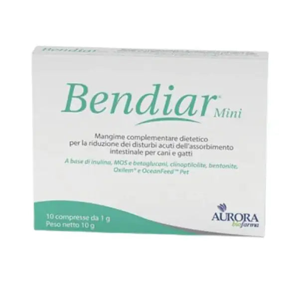 Aurora Biofarma Bendiar Mini compresse cane e gatto   bauzaarit.myshopify.com