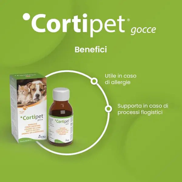 Aurora Biofarma Cortipet Supporto dermico Gocce per cani e gatti   Bauzaar.it
