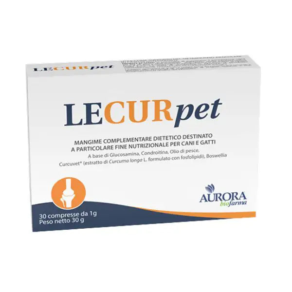 Aurora Biofarma Lecurpet Compresse cane e gatto  30 compresse bauzaarit.myshopify.com