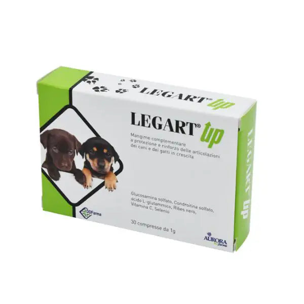 Aurora Biofarma Legart Up per cuccioli di cane e gatto  30 compresse bauzaarit.myshopify.com