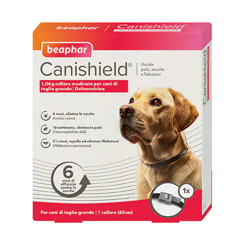 Beaphar Canishield Collare Antiparassitario  1 collare Cani Taglia Grande bauzaarit.myshopify.com