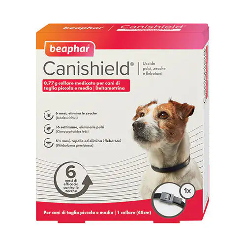 Beaphar Canishield Collare Antiparassitario  1 collare Cani Taglia Piccola e Media bauzaarit.myshopify.com