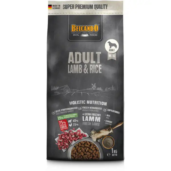 Belcando Super Premium Dog Adult Medium/Large Agnello e riso  12,5 Kg bauzaarit.myshopify.com