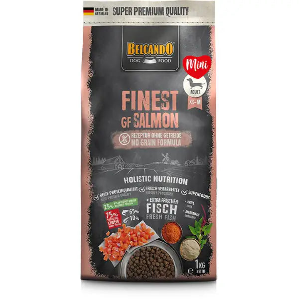 Belcando Super Premium Grain Free Dog Adult Small/Mini Salmone  1 Kg bauzaarit.myshopify.com