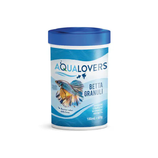 Betta Acqualovers mangime completo per pesci in granuli per labirintidi di tutte le specie Betta  40 gr bauzaarit.myshopify.com