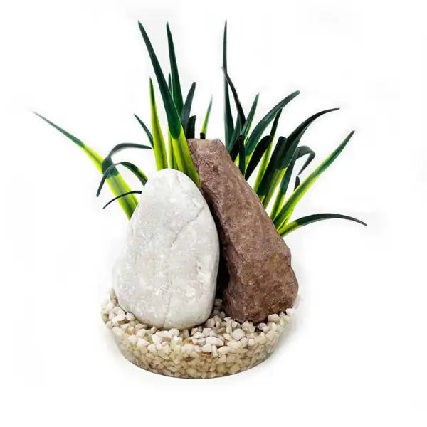 Blu Bios Pietra decorativa con pianta per acquari  Duo Rock bauzaarit.myshopify.com
