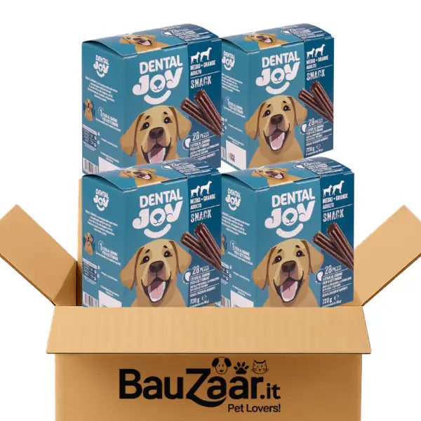 Bundle convenienza: DentalJoy snack dentali M/L Gigapack 112 stick   bauzaarit.myshopify.com