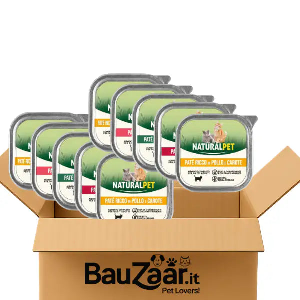 Bundle convenienza: NaturalPet Cat Patè 72x100 gr multigusto   bauzaarit.myshopify.com