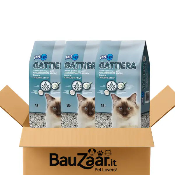 Bundle convenienza: PetUp lettiera agglomerante Carbon Control 3x15L   bauzaarit.myshopify.com