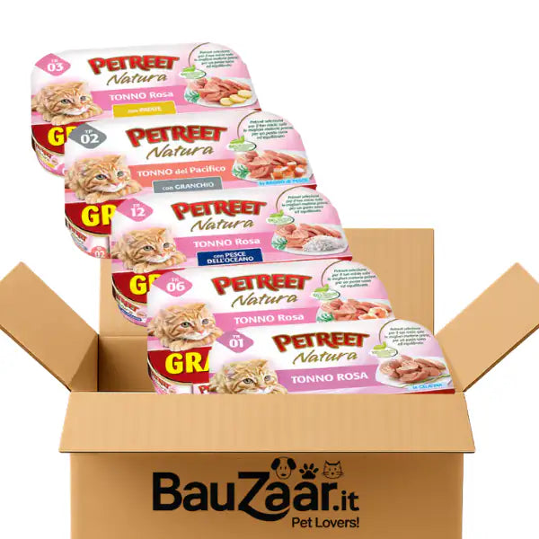 Bundle convenienza: Petreet Natura deliziosi Filetti 42x70 gr multigusto   Bauzaar.it