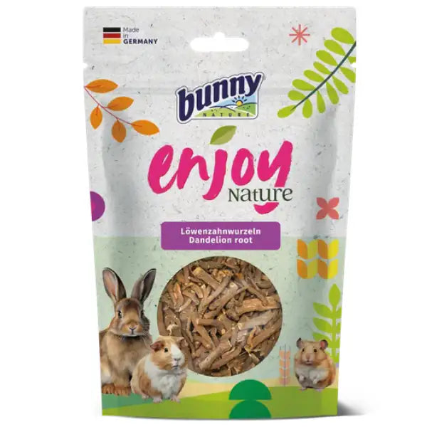 Bunny Enjoy Nature Snack per conigli  Radici di dente di leone - 100 gr bauzaarit.myshopify.com