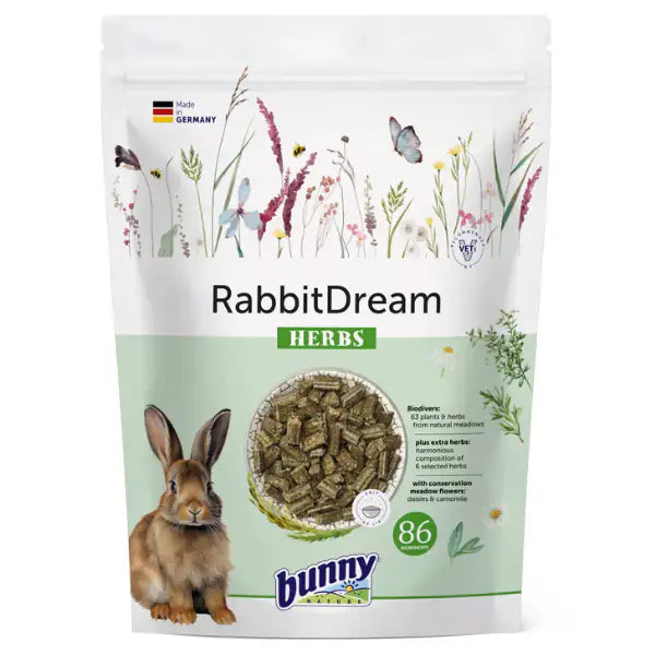 Bunny Sogno per Conigli Herbs  600 gr bauzaarit.myshopify.com