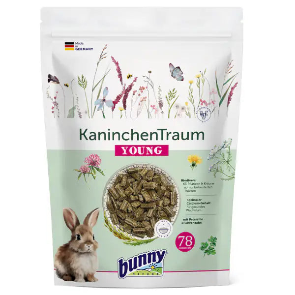 Bunny Sogno per Conigli Young  600 gr bauzaarit.myshopify.com