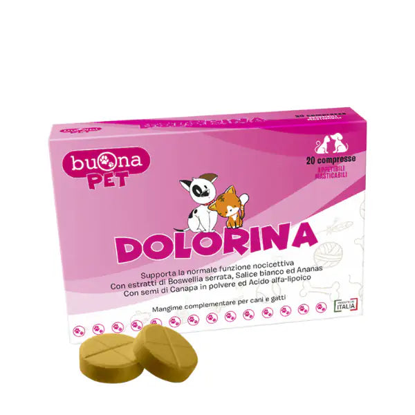 Buona Pet Dolorina Compresse Masticabili per Cani e Gatti   bauzaarit.myshopify.com