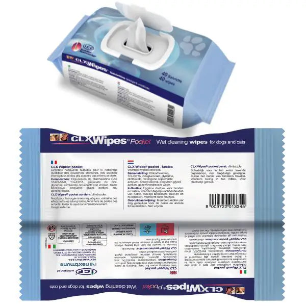 CLX Wipes ICF salviette detergenti e igienizzanti per cani e gatti   bauzaarit.myshopify.com