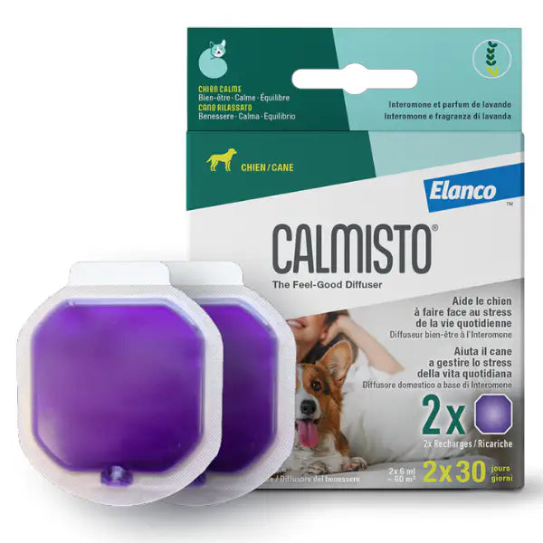 Calmisto Diffusore Cane serenità in ambiente domestico by Elanco  Ricarica 2 pezzi Bauzaar.it
