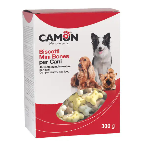 Camon Biscotti Mini Bones Snack per Cani  300 gr bauzaarit.myshopify.com
