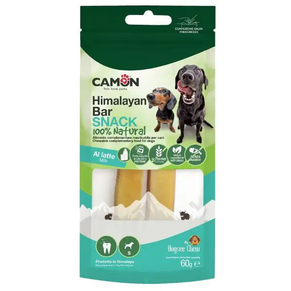 Camon Snack Barrette al latte Himalaya  Small - 60 gr bauzaarit.myshopify.com