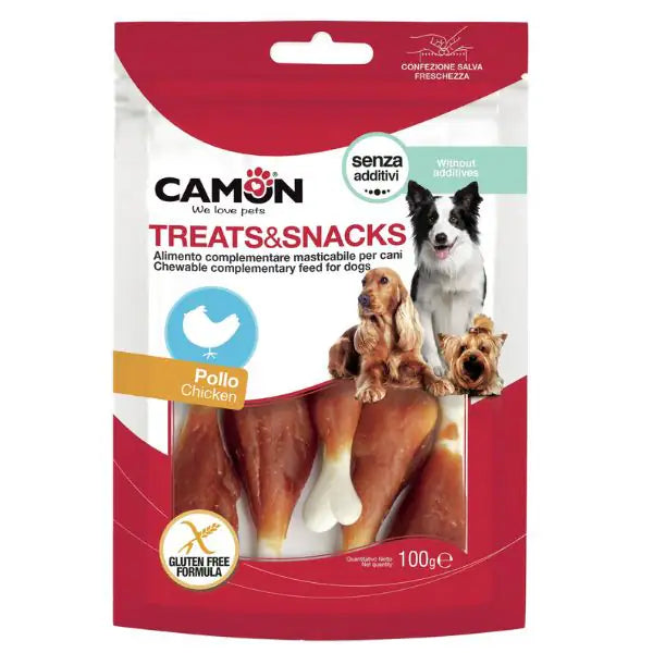 Camon Treats e Snacks per cani  Coscetta di Pollo - 100 gr bauzaarit.myshopify.com