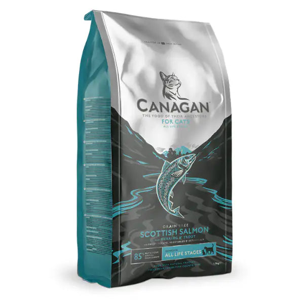 Canagan for Cats Adult Grain Free Skin&Coat Salmone scozzese  1,5 Kg bauzaarit.myshopify.com